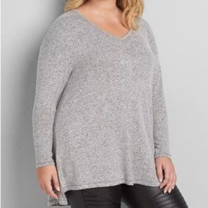 NEW Lane Bryant NWT SOFTEST TOUCH STEP-HEM TUNIC TOP 22/24
